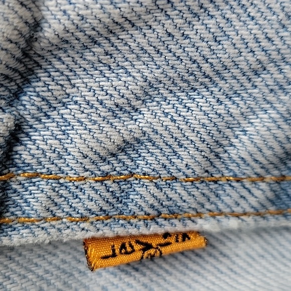 Vintage 90s Levis 951 High Waisted Light Wash Mom Jeans 32 - Picture 10 of 12